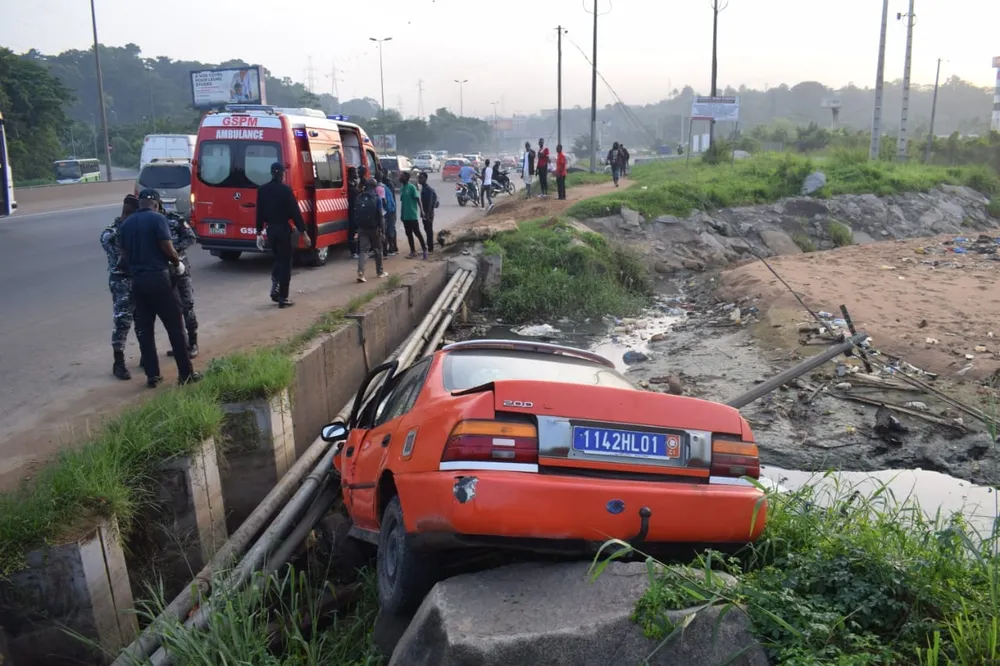 Accident de la circulation sur la voie express Yopougon – Adjamé ce 8 décembre 2021 : une victime