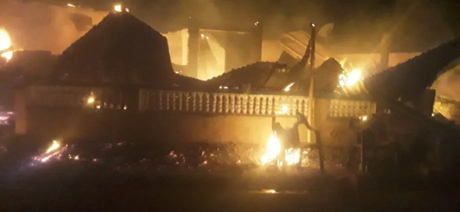 Bouna : un incendie ravage un restaurant