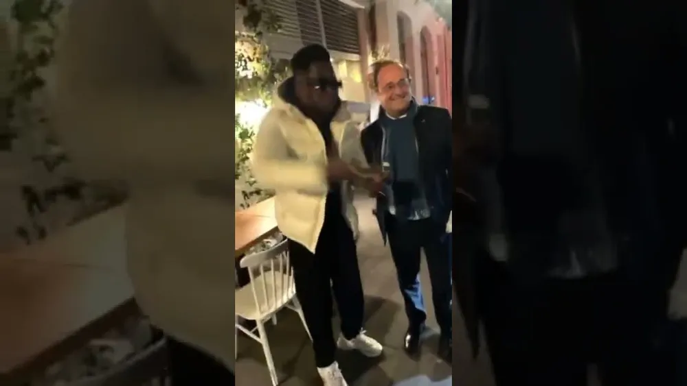 Fior 2 Bior apprend à danser à l’ex-président français François Hollande: vidéo
