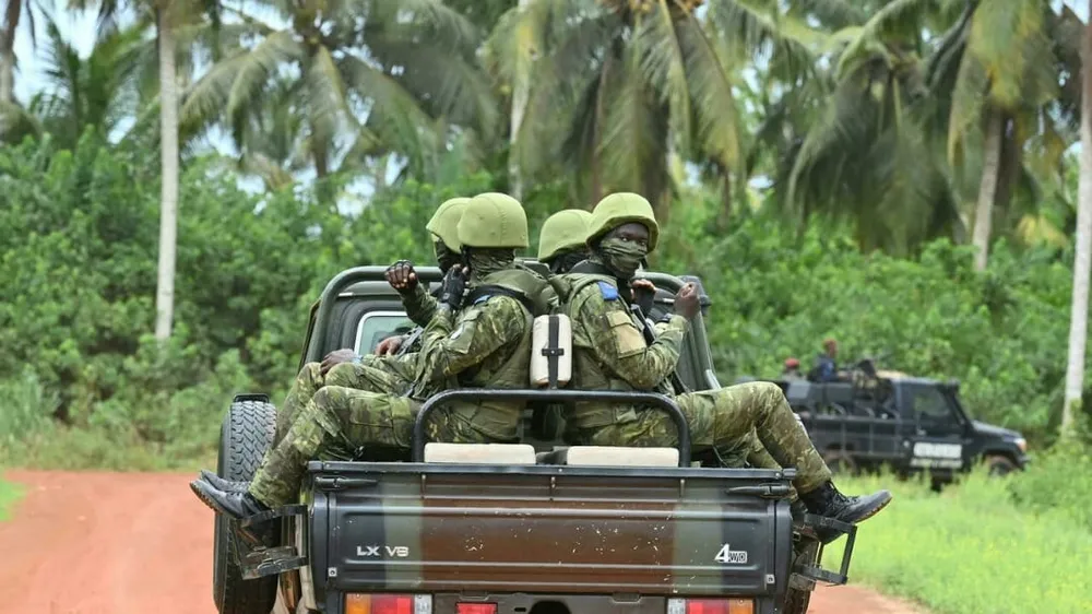 Une patrouille de militaires ivoiriens