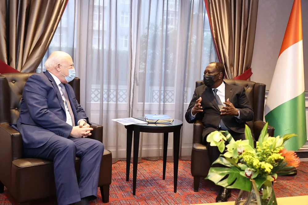Ports d’Abidjan, San-Pedro et Yopougon : Ouattara s’entretient avec PDG de SEA-Invest