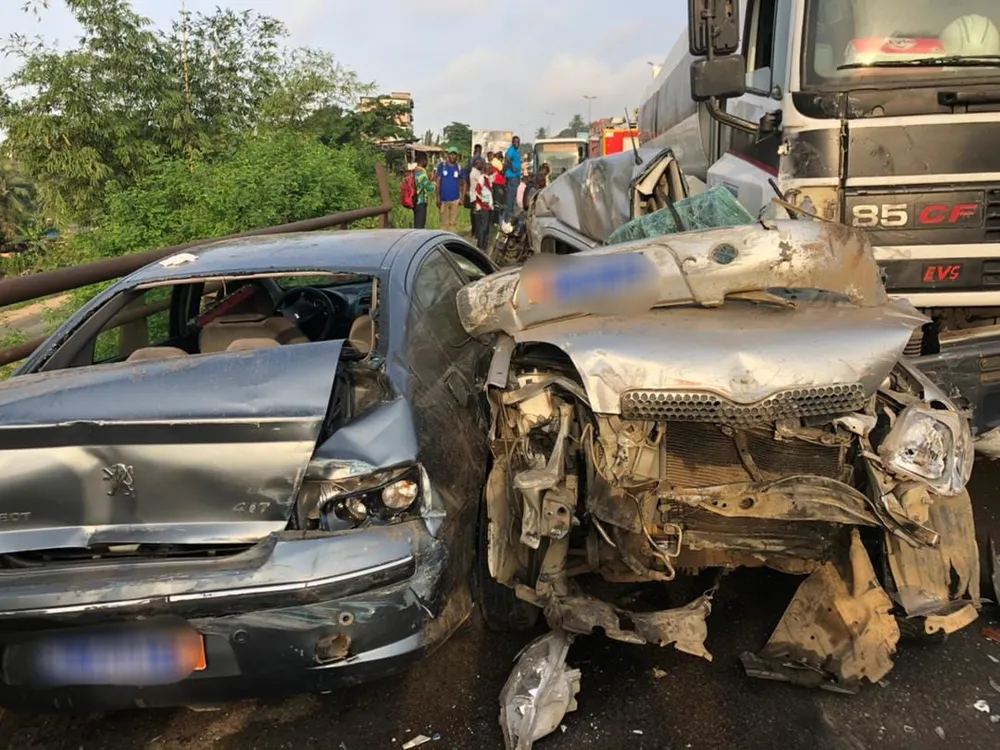 Grave accident voie Yopougon – Adjamé ce mercredi : 6 victimes
