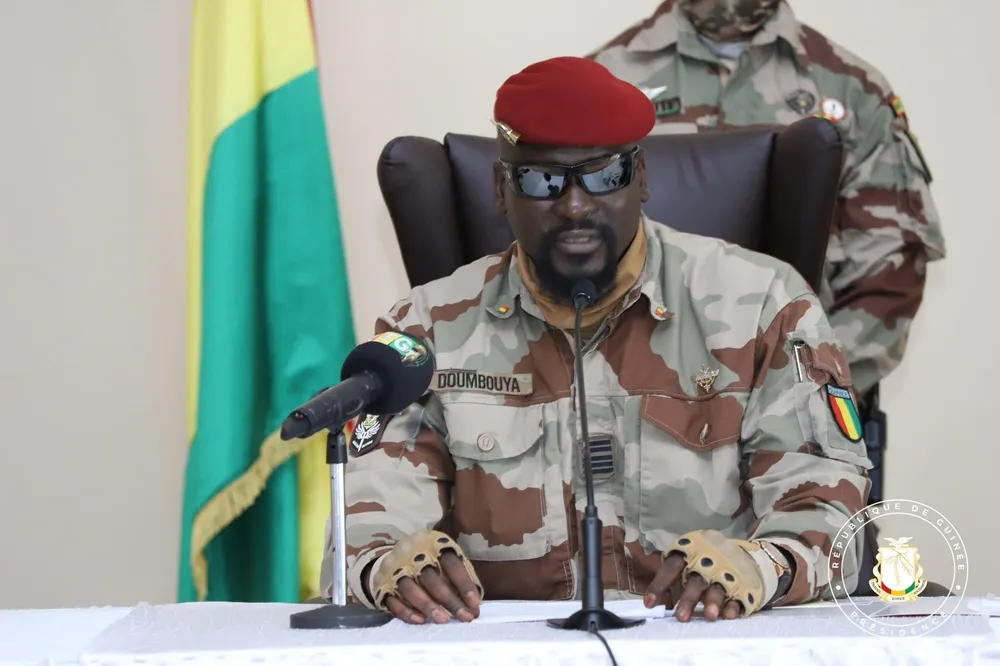 Mamadi Doumbouya, président de la Guinée