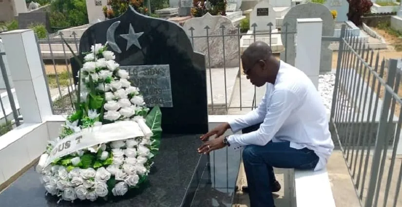 Présidence FIF : Sory Diabaté sur la tombe de Sidy Diallo avant l’élection