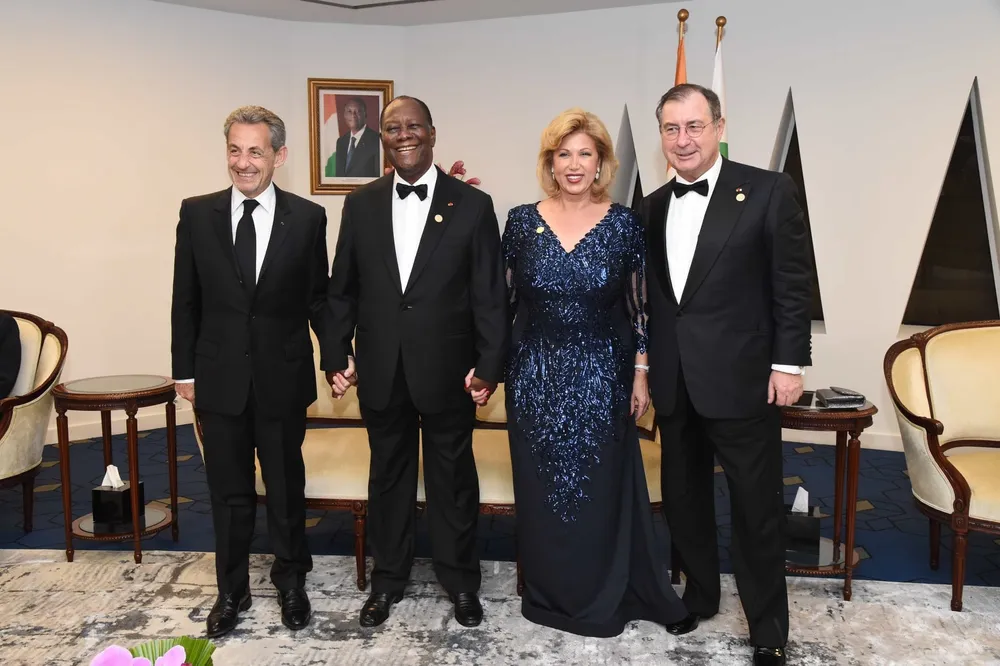 8e du Gala Children of Africa : Dominique Ouattara ses remerciements à Nicolas Sarkozy