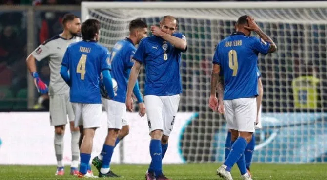 Barrage Mondial 2022: l’Italie éliminée par la Macédoine du Nord
