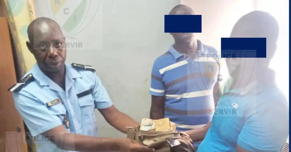 Côte d’Ivoire : la police restitue 13 millions de FCFA d’un accident au propriétaire