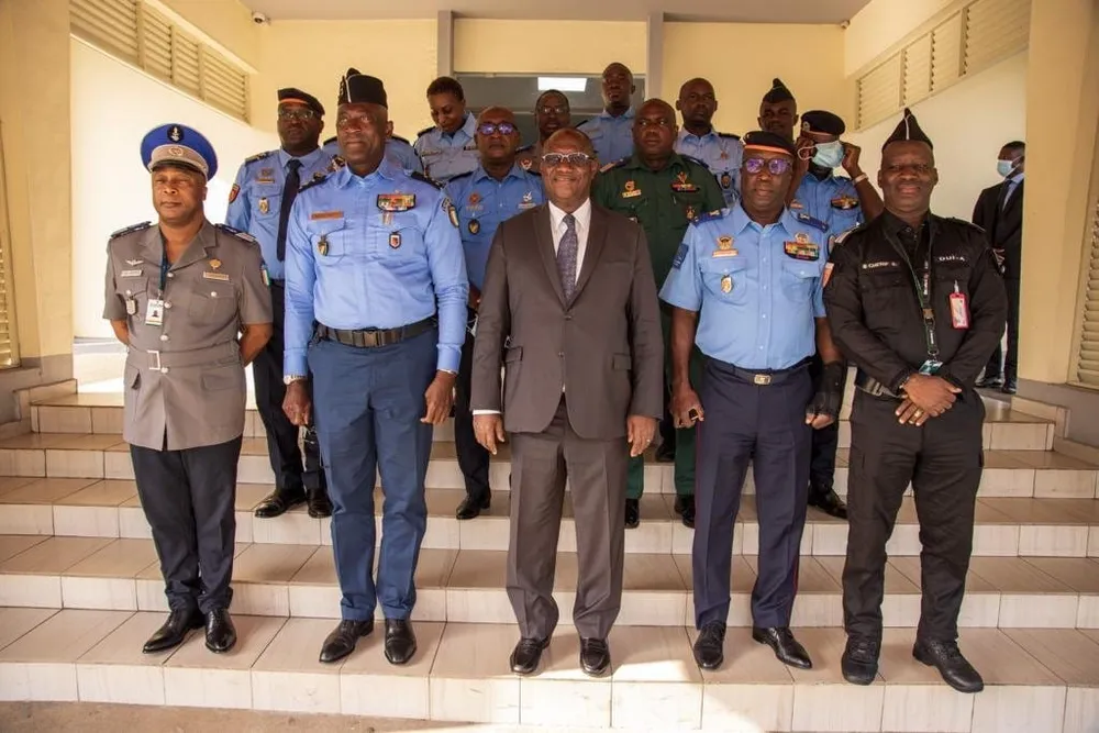 15 mois de la CAN 2023 en Côte d’Ivoire : Téné Birahima reçoit le Président de la Commission Sécurité du COCAN