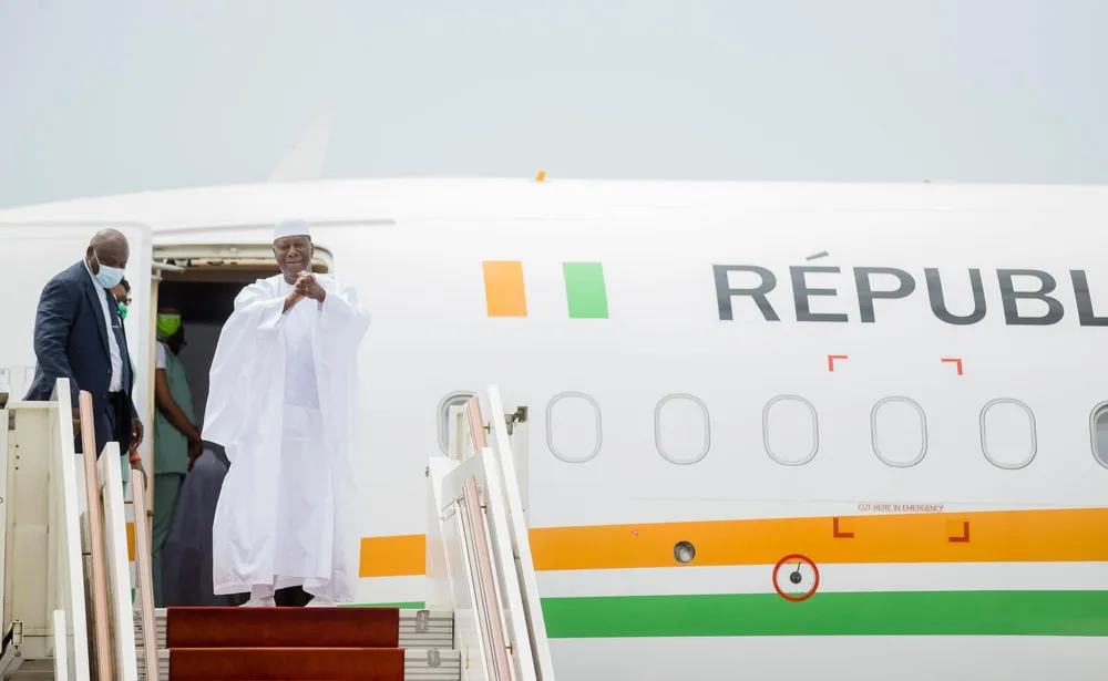 Ouattara quitte Abidjan pour l’Afrique du Sud: voici son agenda