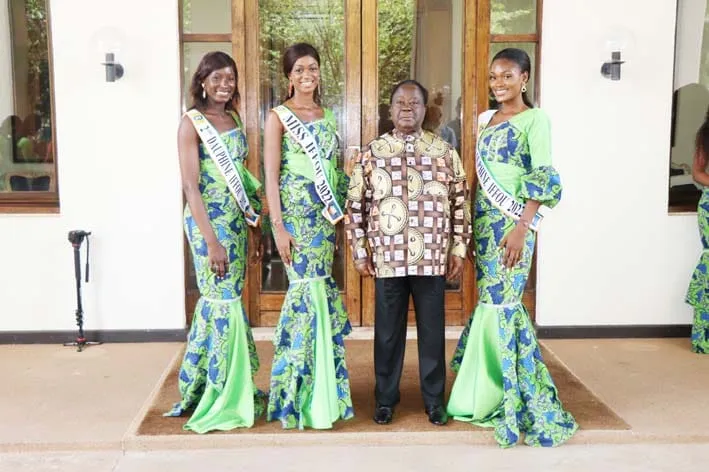 Comara Samira, Miss de la région de l’Iffou 2022, chez Bédié