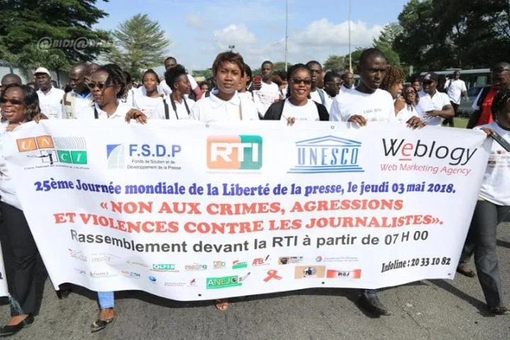 29e Journée mondiale de la Liberté de la presse: Une grande marche organisée à Abidjan