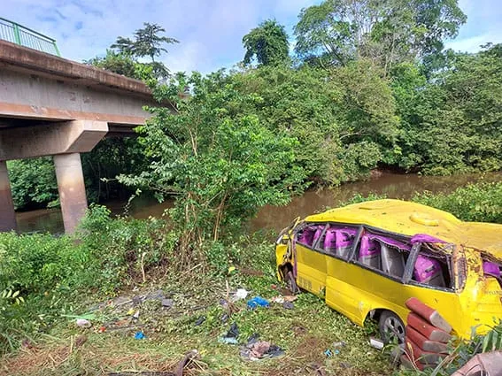 Accident à Divo