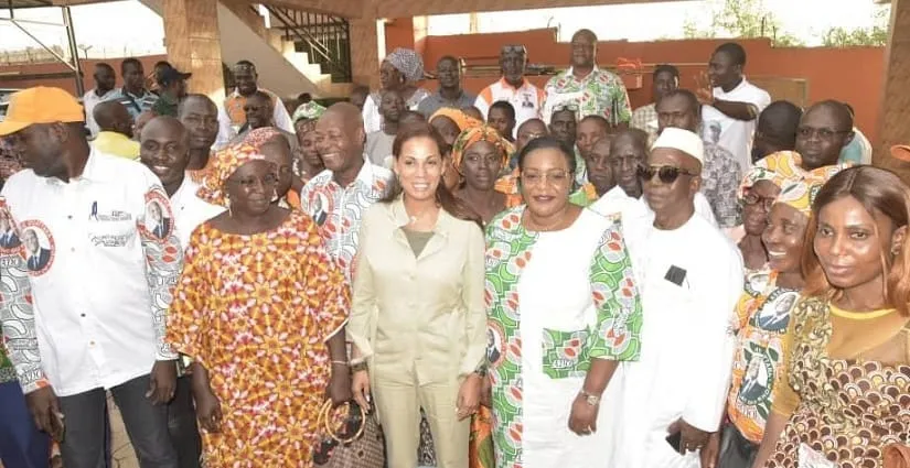 Elections locales de 2023 et présidentielle de 2025:   Harlette Badou aux militants RHDP de la Nawa, « nous avons le meilleur parti politique »