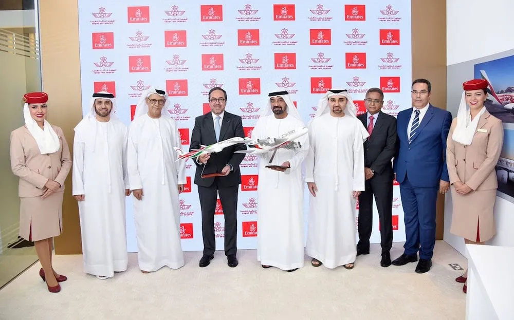 Partenariat de partage de codes entre Royal Air Maroc et Emirates
