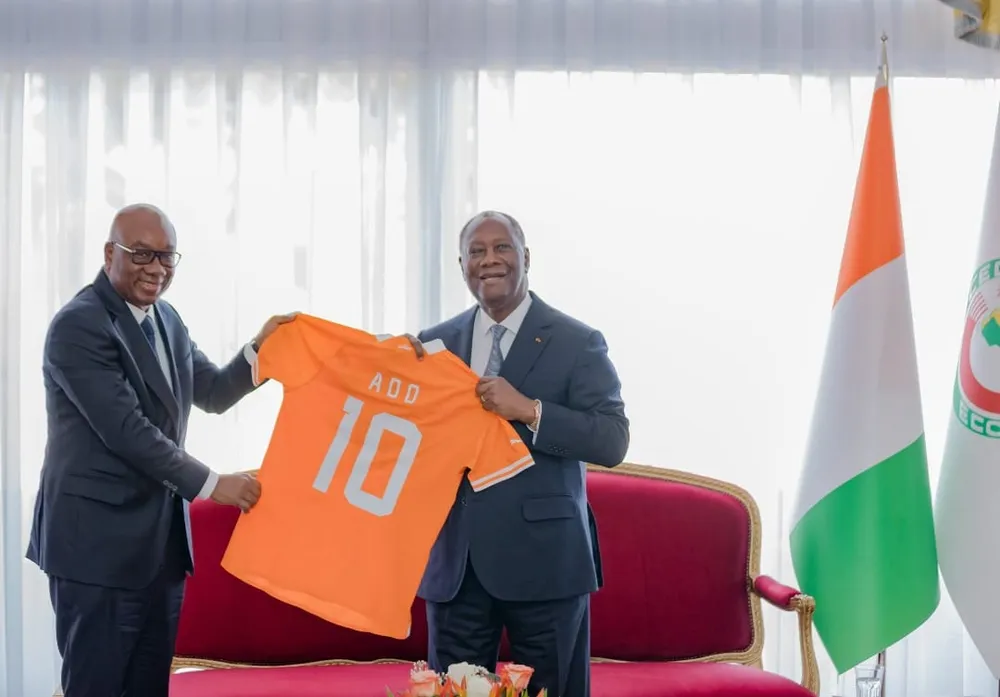 FIF: Idriss Diallo reçu en audience par le président Ouattara