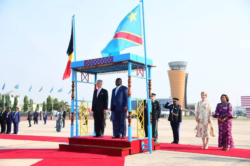 Le Roi Philippe de Belgique est arrivé à Kinshasa ce mardi 7 juin 2022: des images