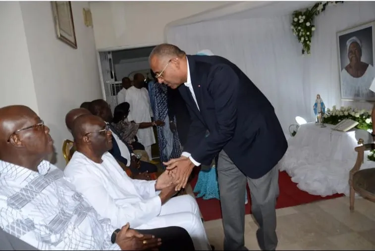 Cissé Bacongo, Kandia Camara, Patrick Achi chez Guikahué: Obsèques Kakou Jeannette