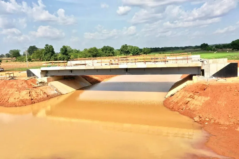 Pont de Napié: les travaux en cours d’exécution