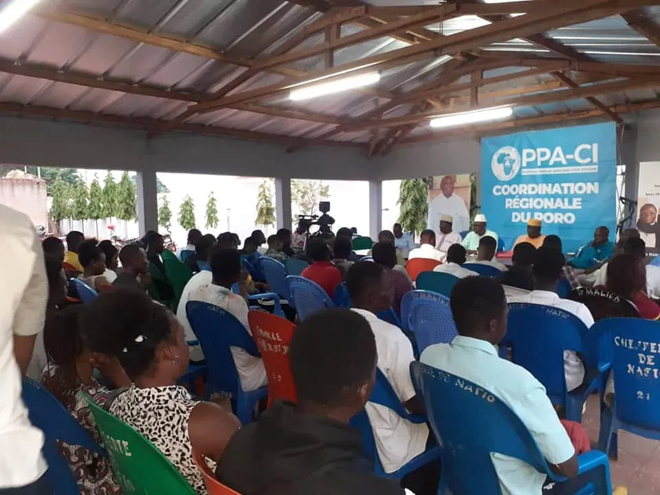 Gbagbo met en mission les étudiants PPA-CI de l’Université de Korhogo