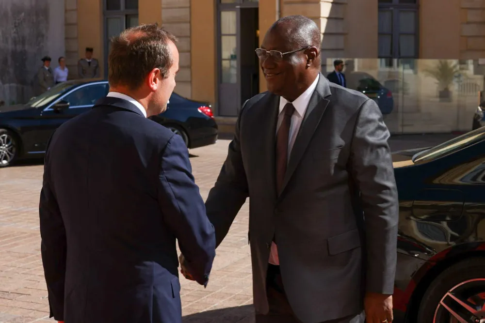 Téné Birahima Ouattara chez le ministre français des Armées à Paris