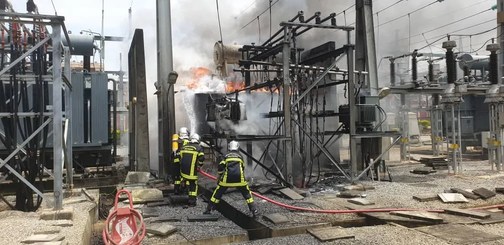 Vridi : un transformateur en feu près de la CIPREL ce 7 mars 2023, la scrutation sous contrôle