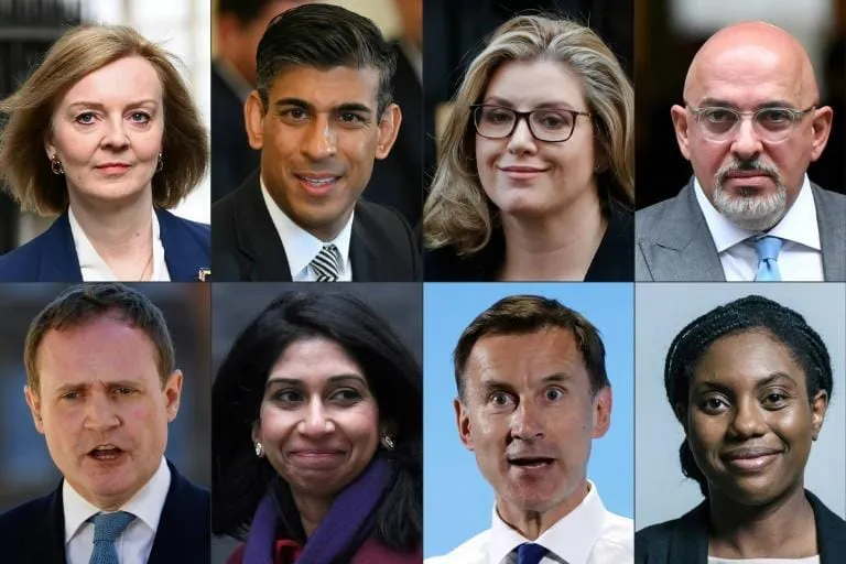 Succession de Boris Johnson: les 8 candidats en lice