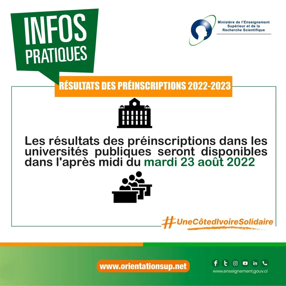 Orientations 2022 à l’université : les résultats disponibles sur orientationsup.net le 23 août