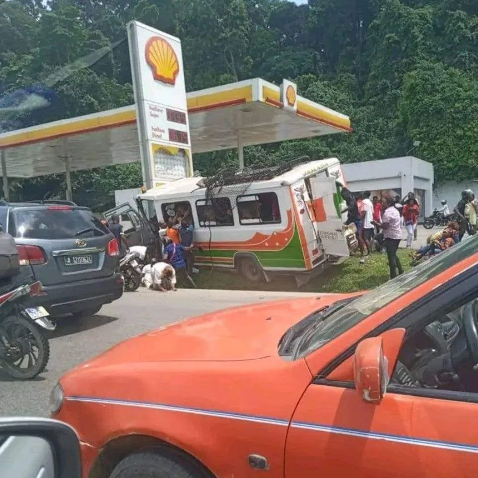 Accident de la route dans le sens Yopougon-Adjamé ce 28 septembre 2022