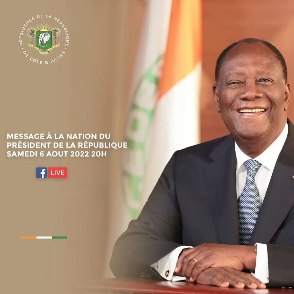 Discours du président Ouattara le 6 août 2022: l’intégralité