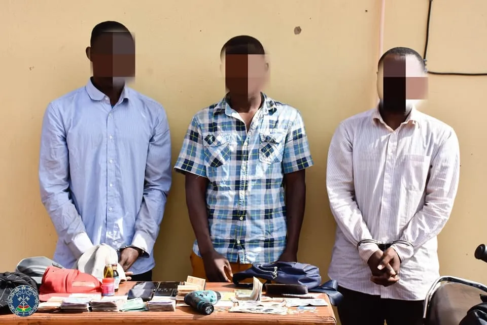Burkina : 3 braqueurs dans les filets de la police