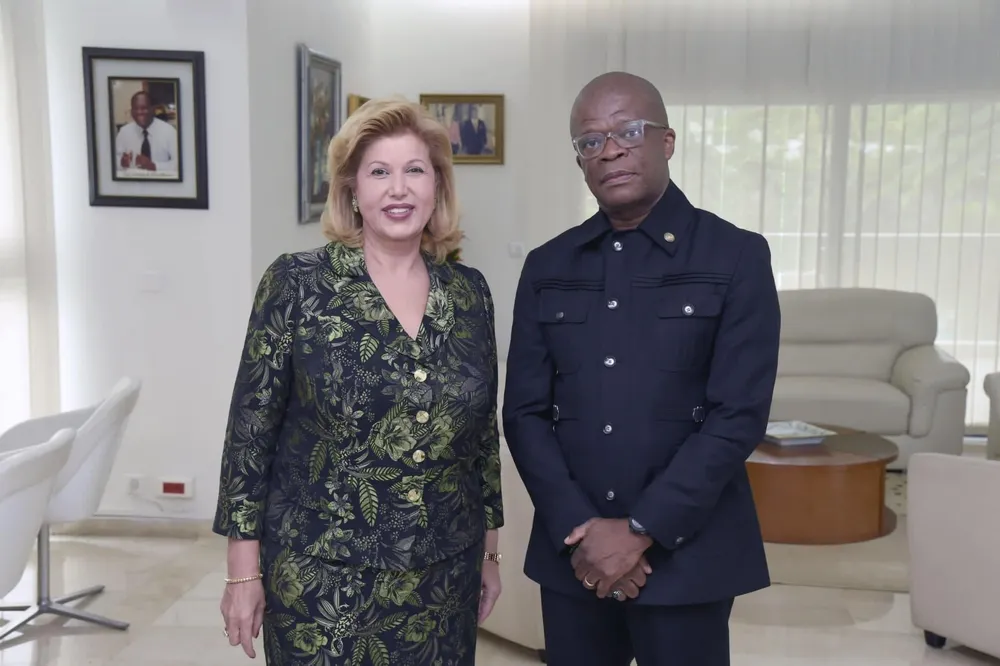 Yves Zogbo Junior chez Dominique Ouattara