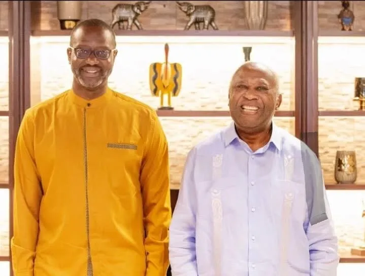Tidjane Thiam reçu par Gbagbo