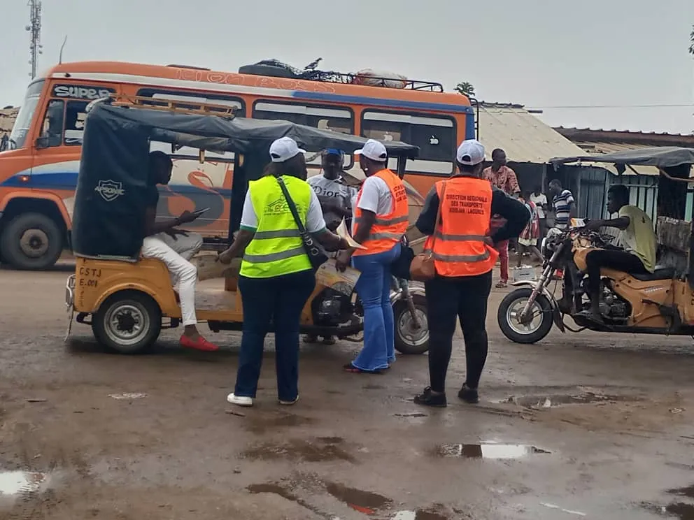 Accidents de la route: les commerçantes du marché de Jacqueville sensibilisées