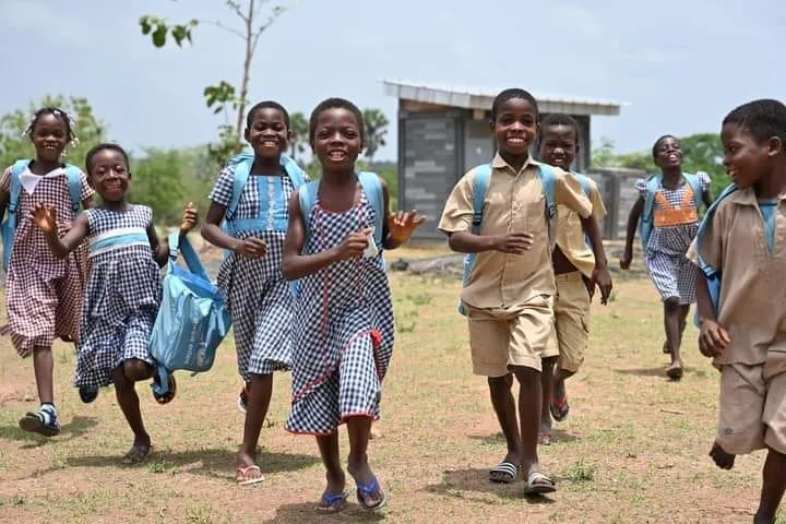 Elèves du primaire en Côte d'Ivoire