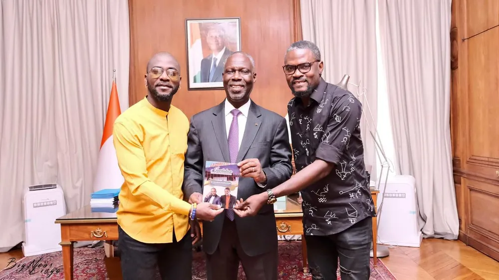 Les Patrons chez l’Ambassadeur de Côte d’Ivoire à Paris avant leur concert au Zénith ce samedi 10 septembre