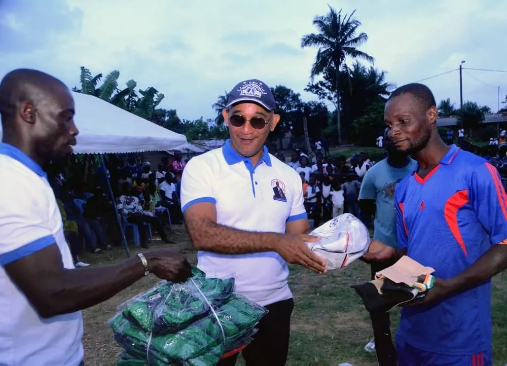 Tournoi Laurent Gbagbo: Michel Gbagbo à Akabreboua, « lorsqu’on est déclaré vaincu par l’arbitre, on doit s’incliner »