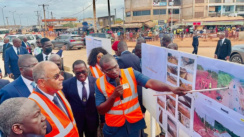 Élargissement de la traversée de San-Pedro: Patrick Achi sur le chantier