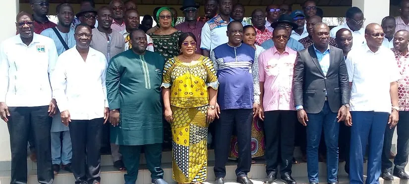 Municipales de 2023: Ahoua N’doli met en mission les secrétaires départementaux du RHDP du Moronou