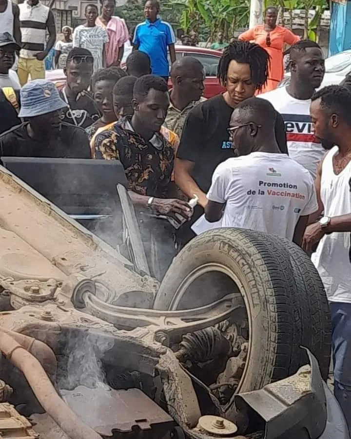 Safarel Obiang victime d’un accident de la route ce samedi 8 octobre 2022