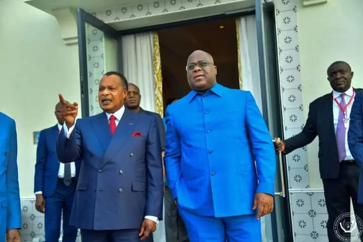 Sassou-N’guesso à Kinshasa chez Antoine Tshisekedi