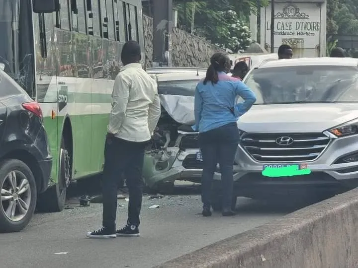 Accident à la Riviera 2 ce 17 novembre 2022