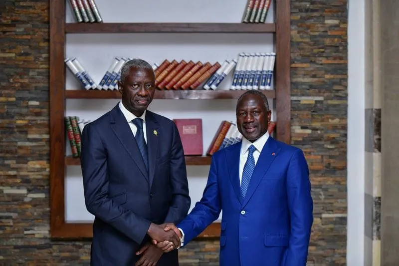 Les Présidents Adama Bictogo et Amadou Mame Diop prennent l’engagement de fortifier les relations Côte d’Ivoire – Sénégal