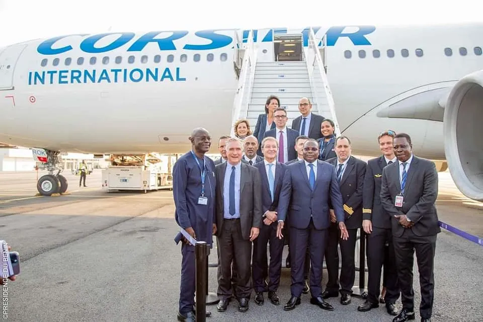 Transport aérien au Bénin : Corsair effectue son vol Inaugural sur Cotonou