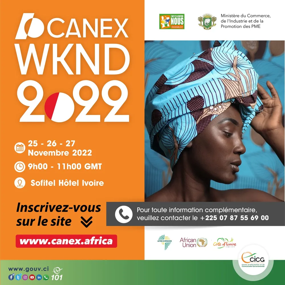 Le Sommet Creative Africa Nexus (CANEX) à Abidjan du 25 au 27 novembre 2022