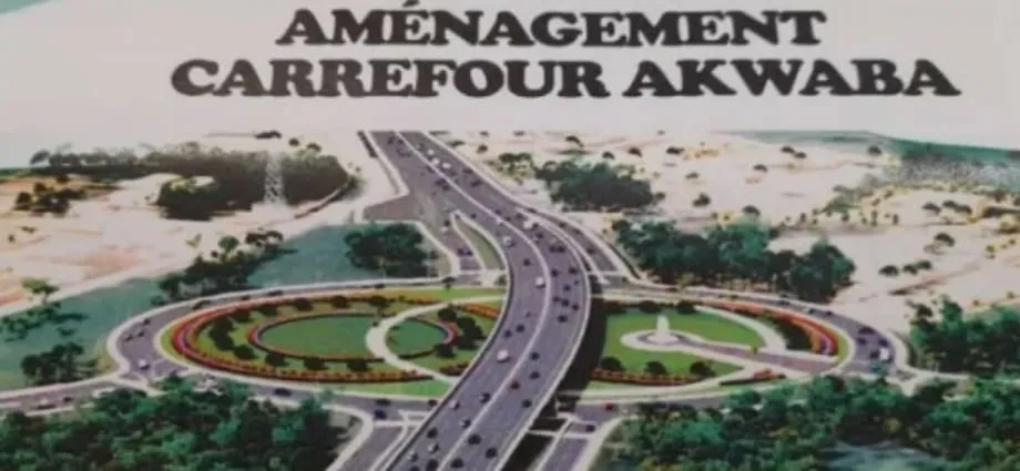 Echangeur Rond-point Akwaba et des 5 échangeurs du Boulevard Germain Coffi Gadeau : les travaux sont déjà bien avancés