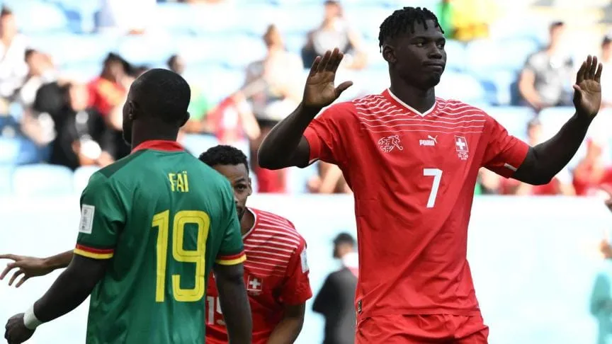 Mondial 2022: Embolo fait tomber le Cameroun, son pays natal