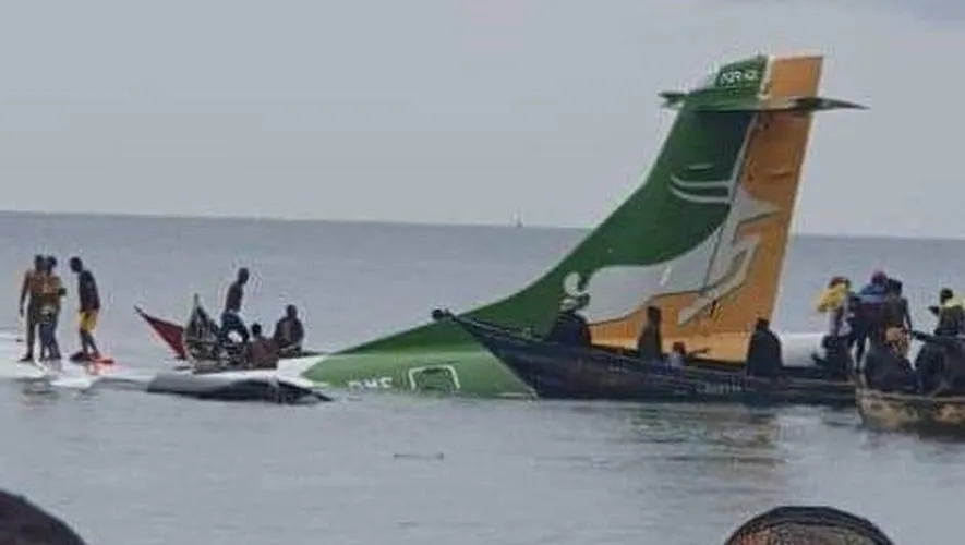 Crash d’un avion dans le lac Victoria, Tanzanie: 19 morts
