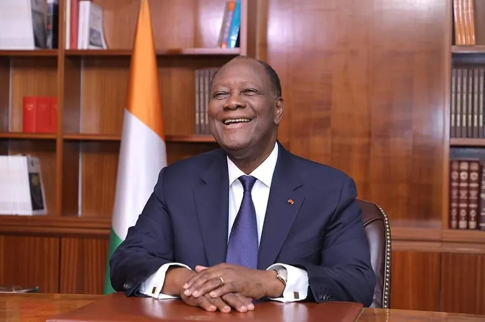 Alassane Ouattara, président de la République de Côte d'Ivoire