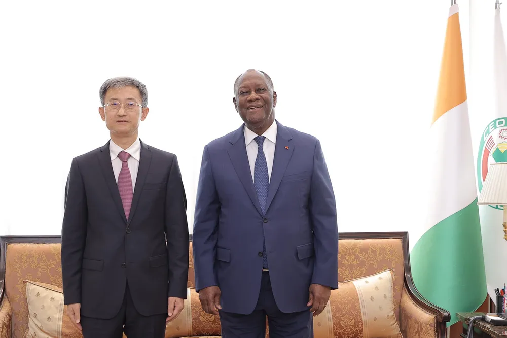 L’Ambassadeur de Chine en Côte d’Ivoire fait ses adieux au président Ouattara