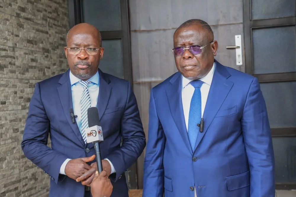 Charles Blé Goudé, président du COJEP chez Cissé Bacongo